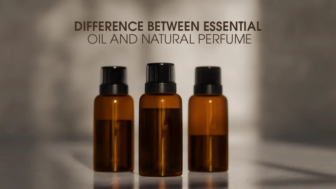 the difference between essential oil and natural perfume