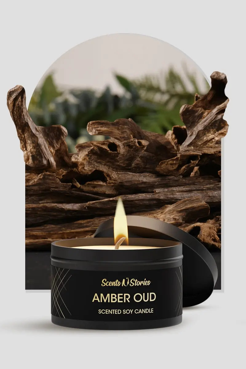 Amber Oud Scented Candle