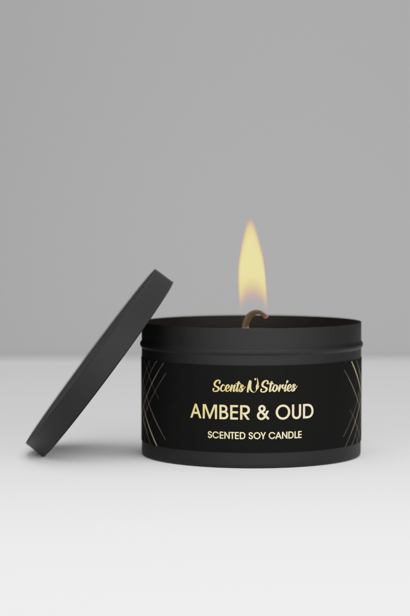 amber oud candle
