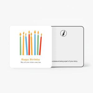 Gift Cards — For Birthday - Candles
