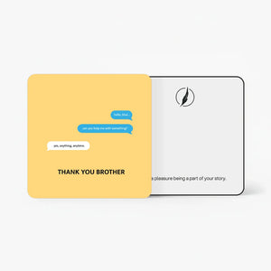 Gift Cards — For Brother - Thanks